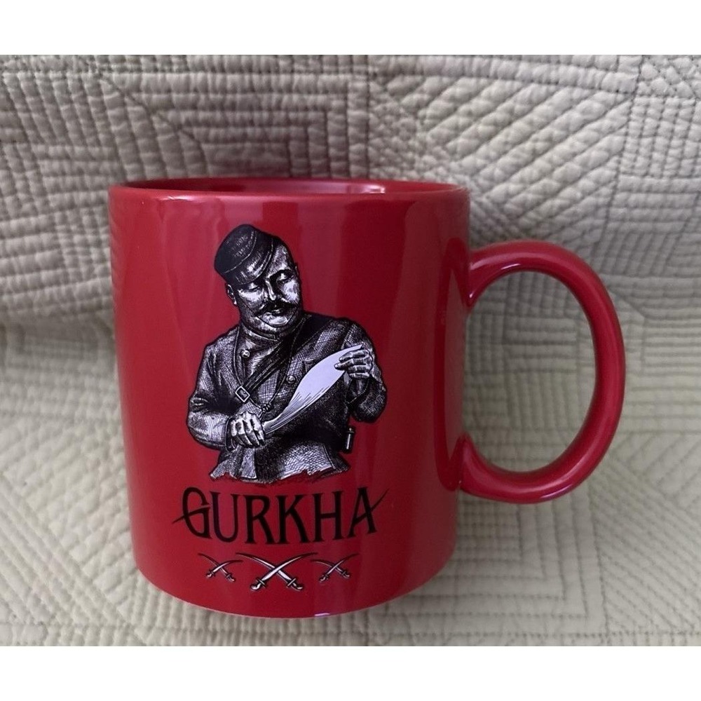 Red Gurkha 1887 Coffee Mug 18 Oz Tea Cup World's Finest Cigars